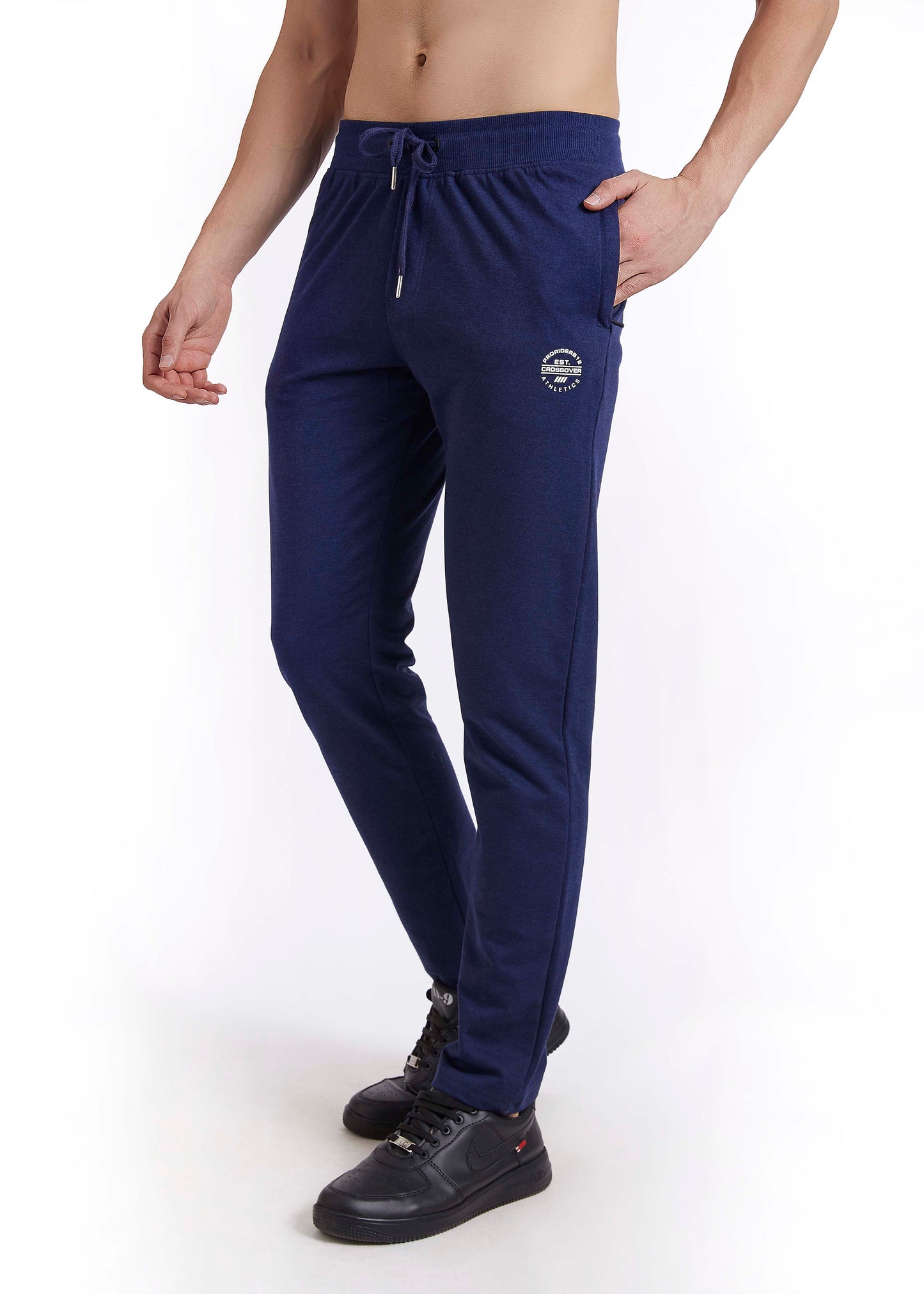 Men Denim Slim Fit Casual Track Pant
