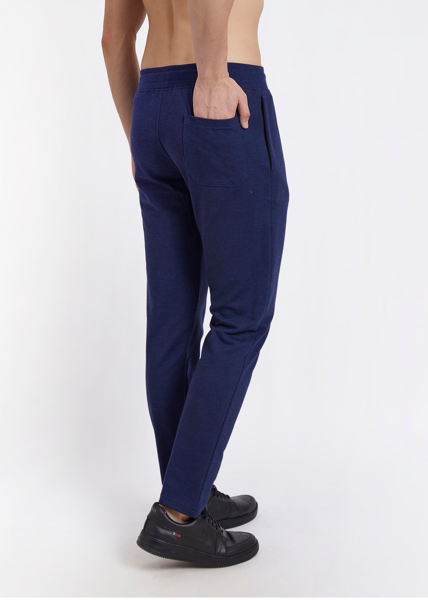 Men Denim Slim Fit Casual Track Pant