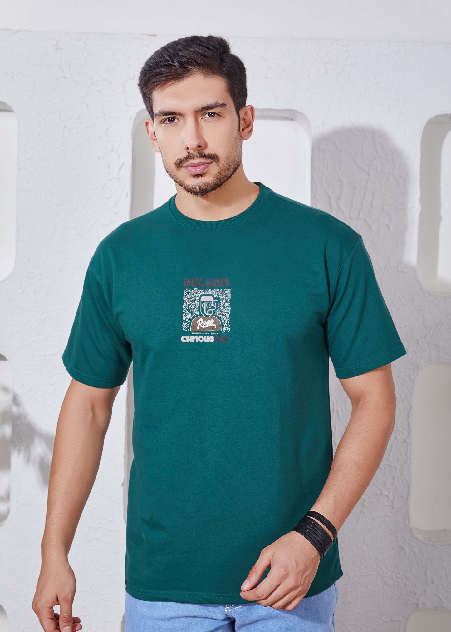 Men's Printed Oversized T-Shirt