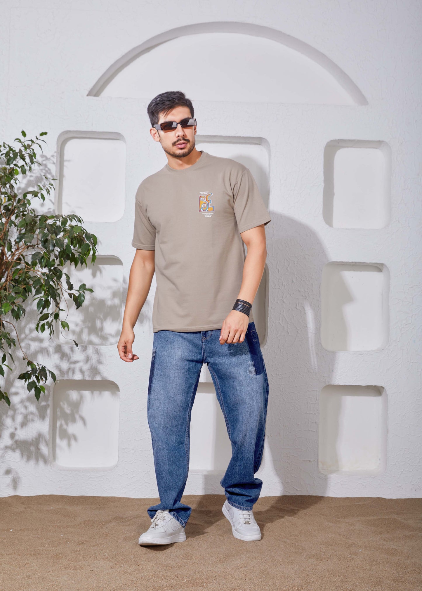 Men's Printed Oversized T-Shirt