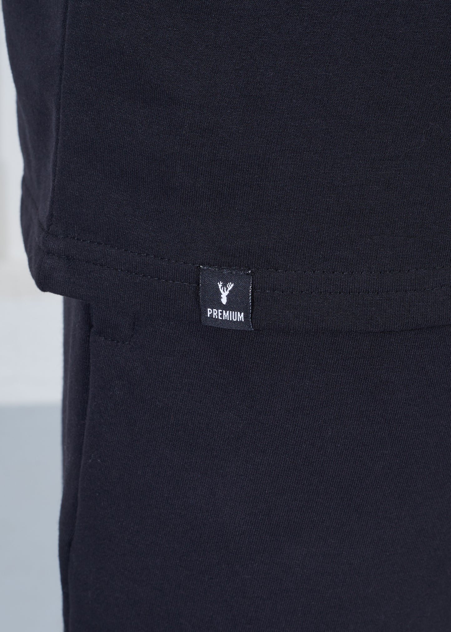 Men’s Oversized T-Shirt & Shorts Co-ord Set - Black