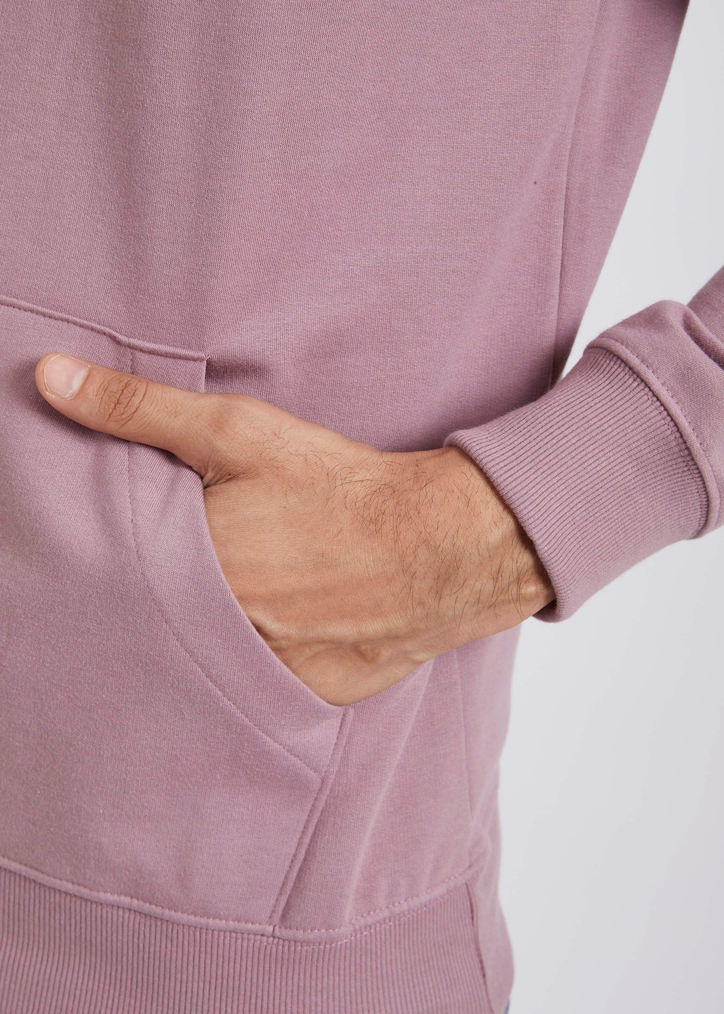 Cotton Fleece Printed Hoodie - Onion