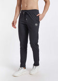 Men Dark Gray Slim Fit Casual Track Pant