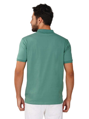 Men's Polo Printed Tshirt with Pocket