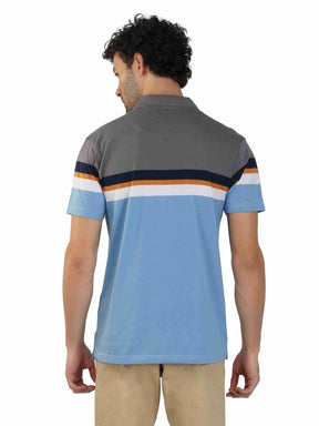 Stripe Polo With Pocket