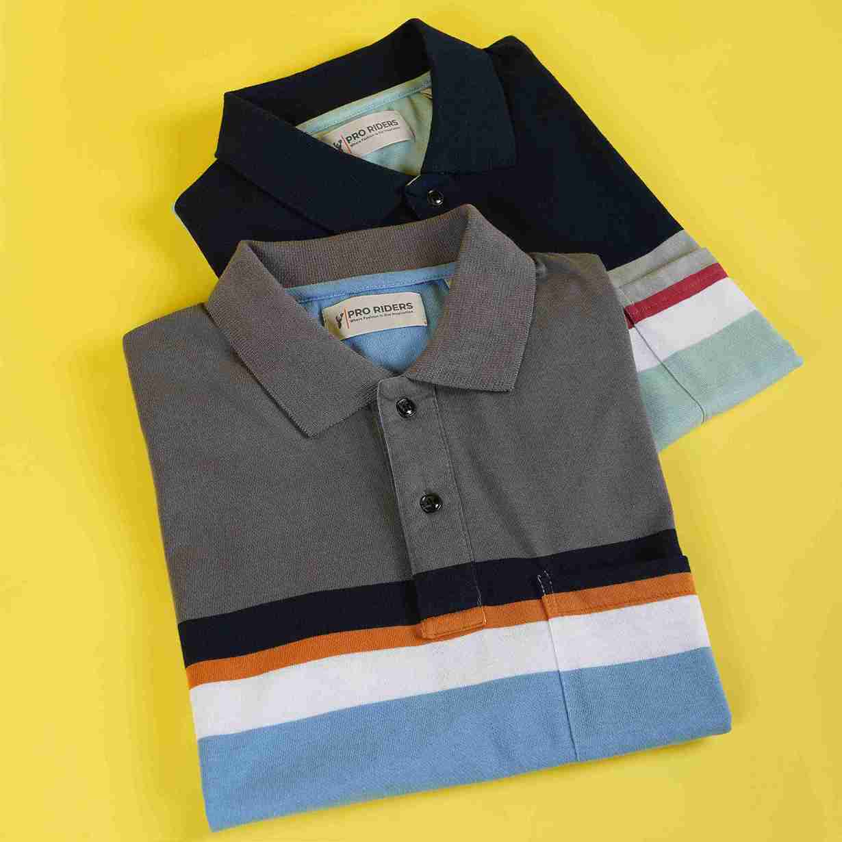 Stripe Polo With Pocket