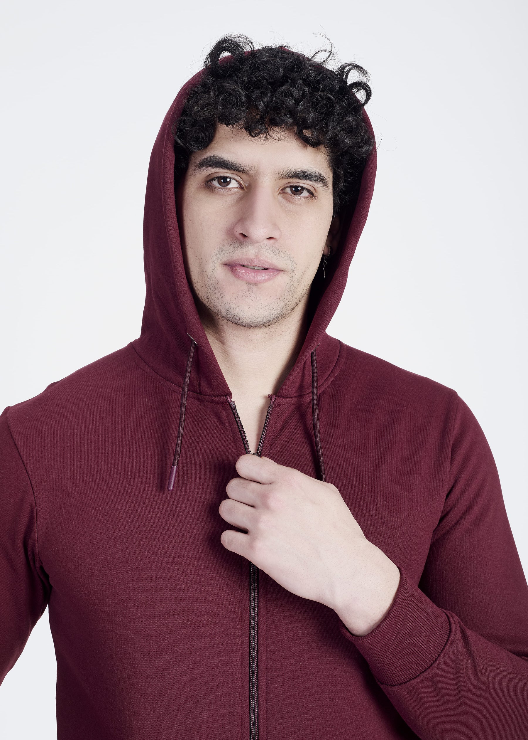 Men's Cotton Rich Zipper Hoodie