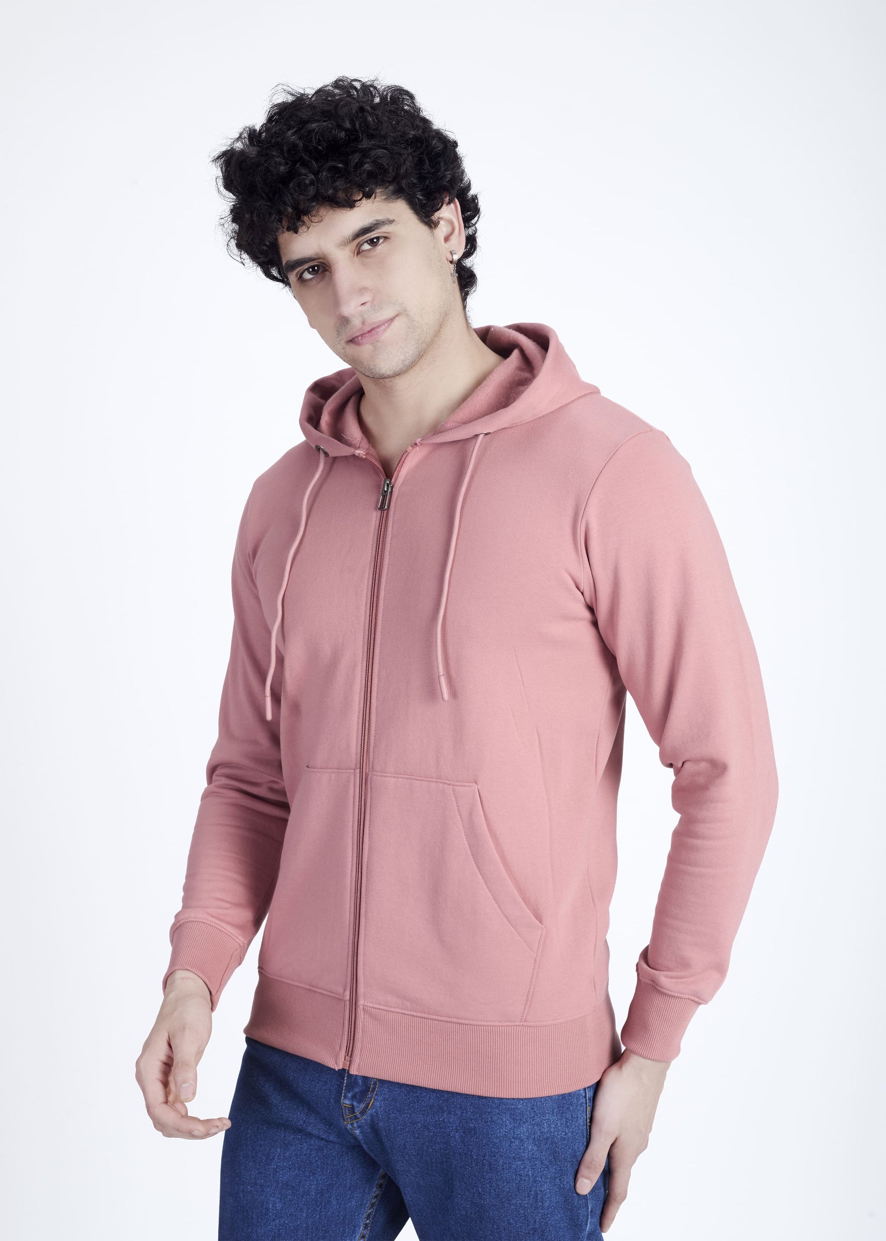 Men's Cotton Rich Zipper Hoodie