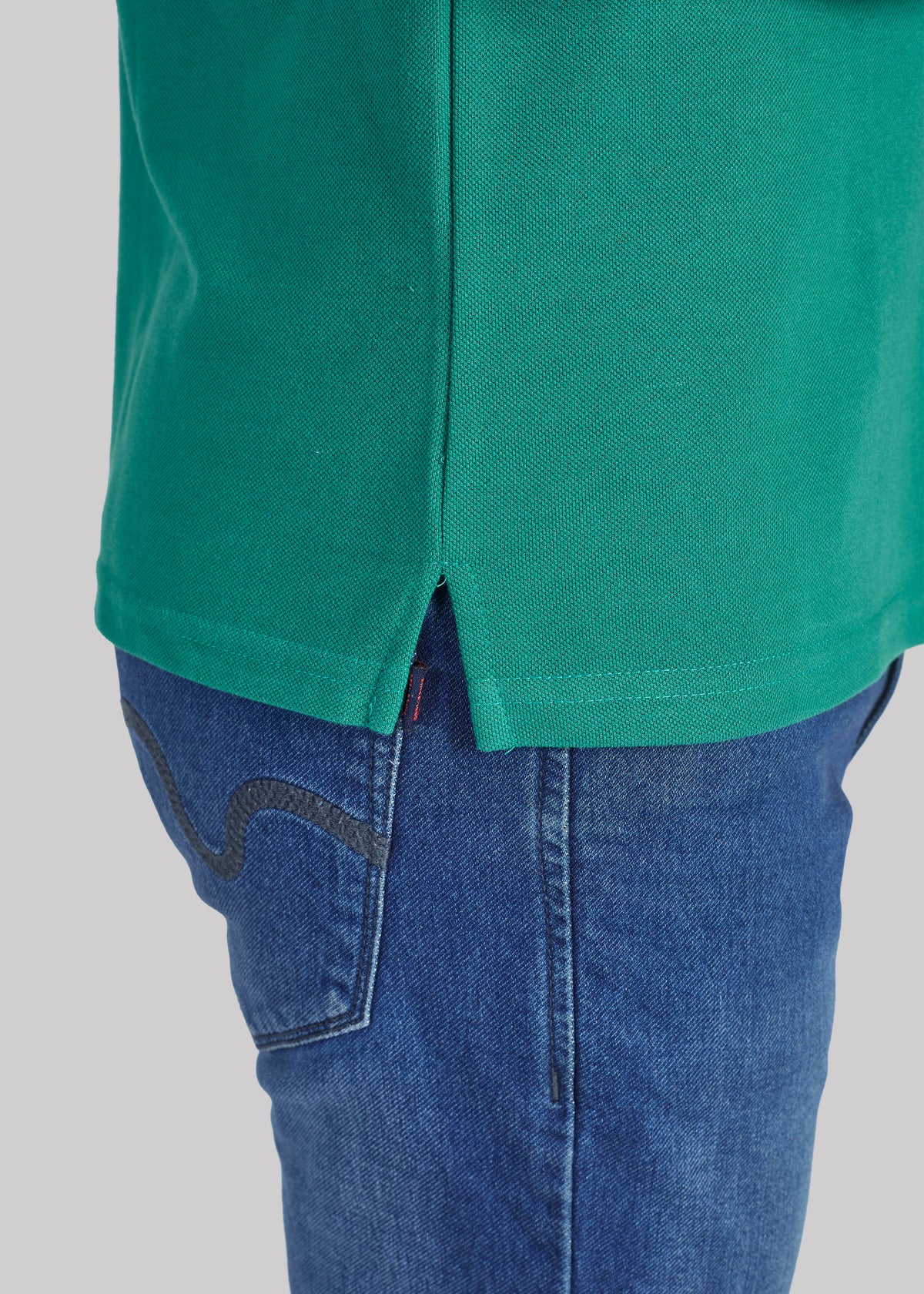 Polo With Pocket - P.Green
