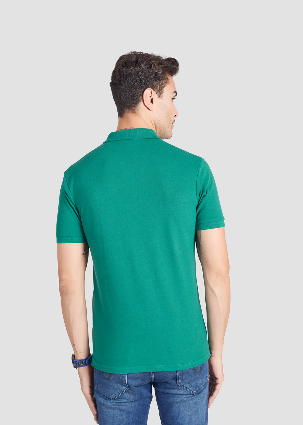 Polo With Pocket - P.Green