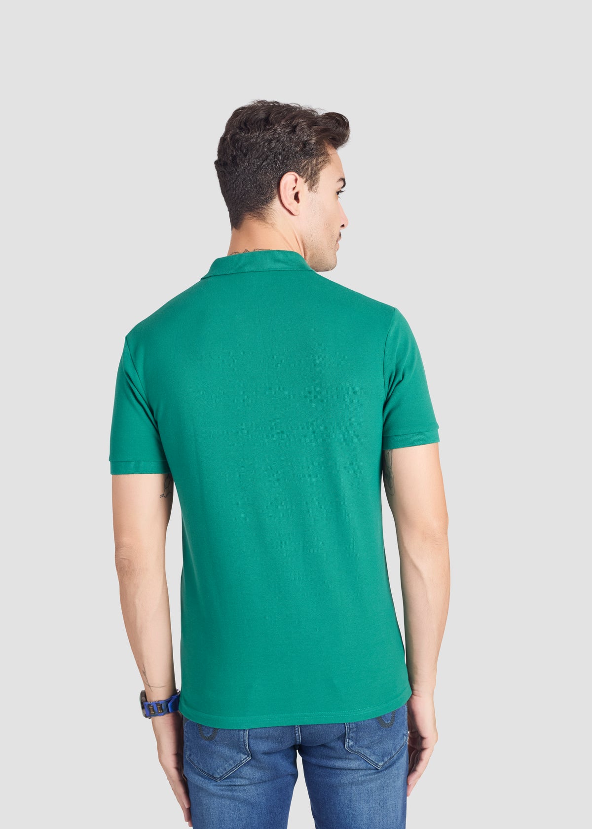 Polo With Pocket - P.Green