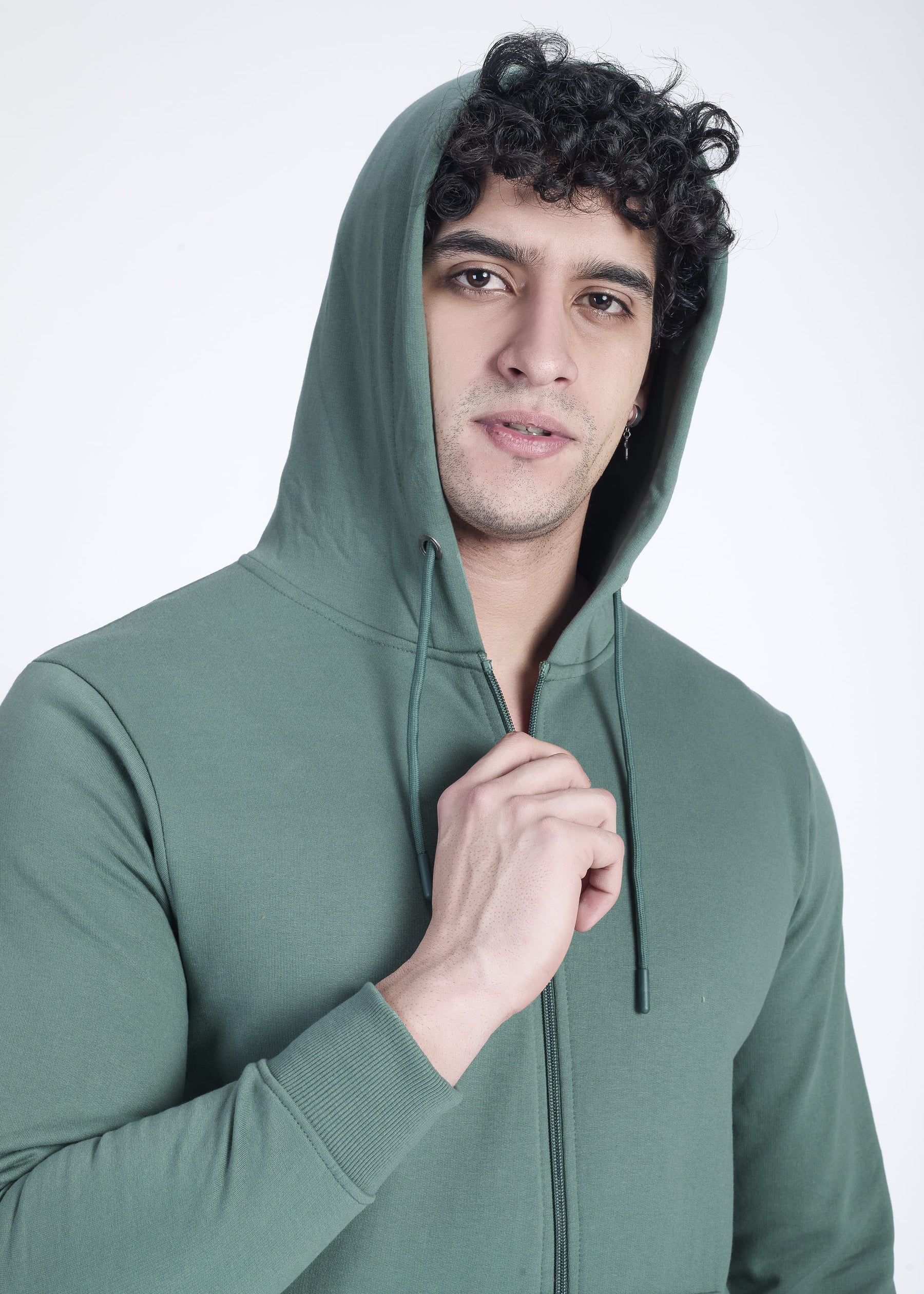 Men's Cotton Rich Zipper Hoodie