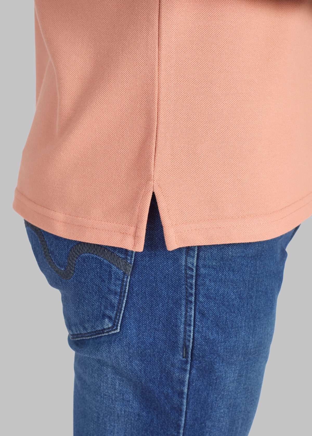 Polo With Pocket - Orange