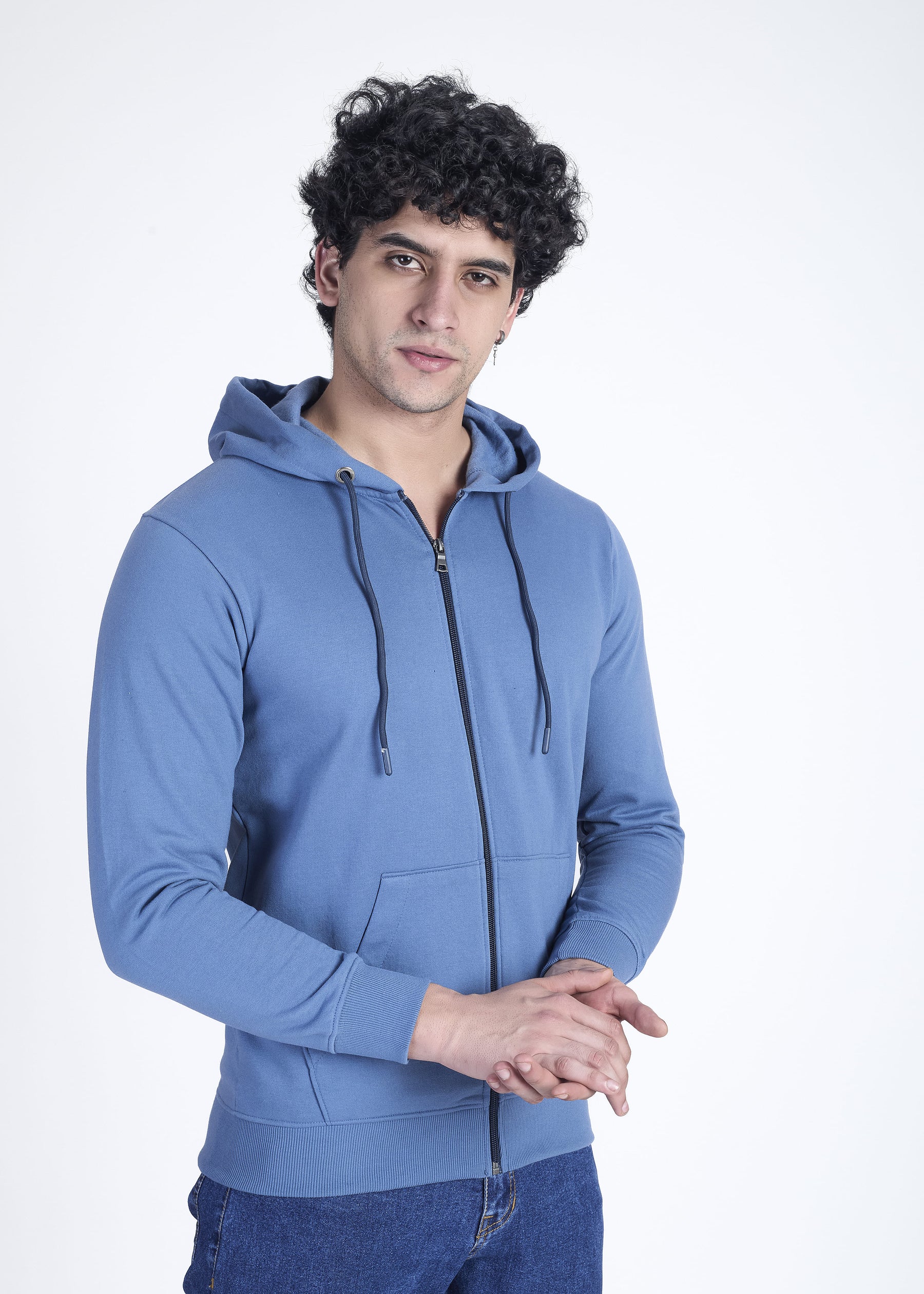 Men's Cotton Rich Zipper Hoodie