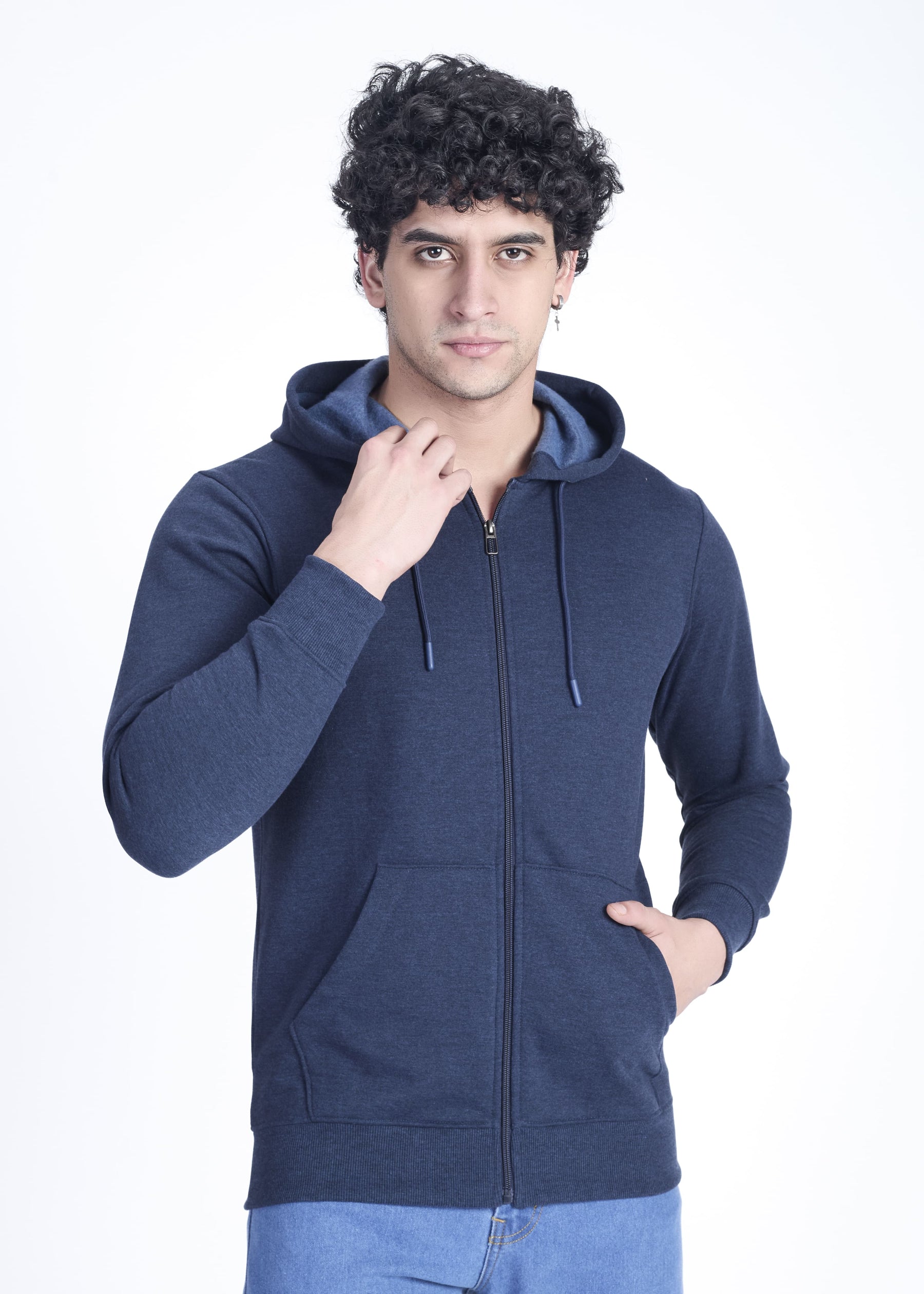 Men's Cotton Rich Zipper Hoodie