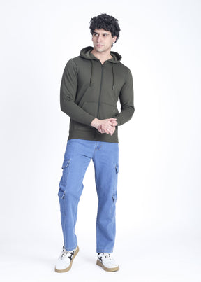 Men's Cotton Rich Zipper Hoodie