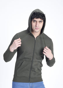 Men's Cotton Rich Zipper Hoodie