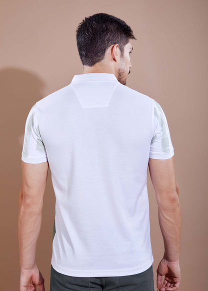 Men's Printed Polo T-Shirt-Pista