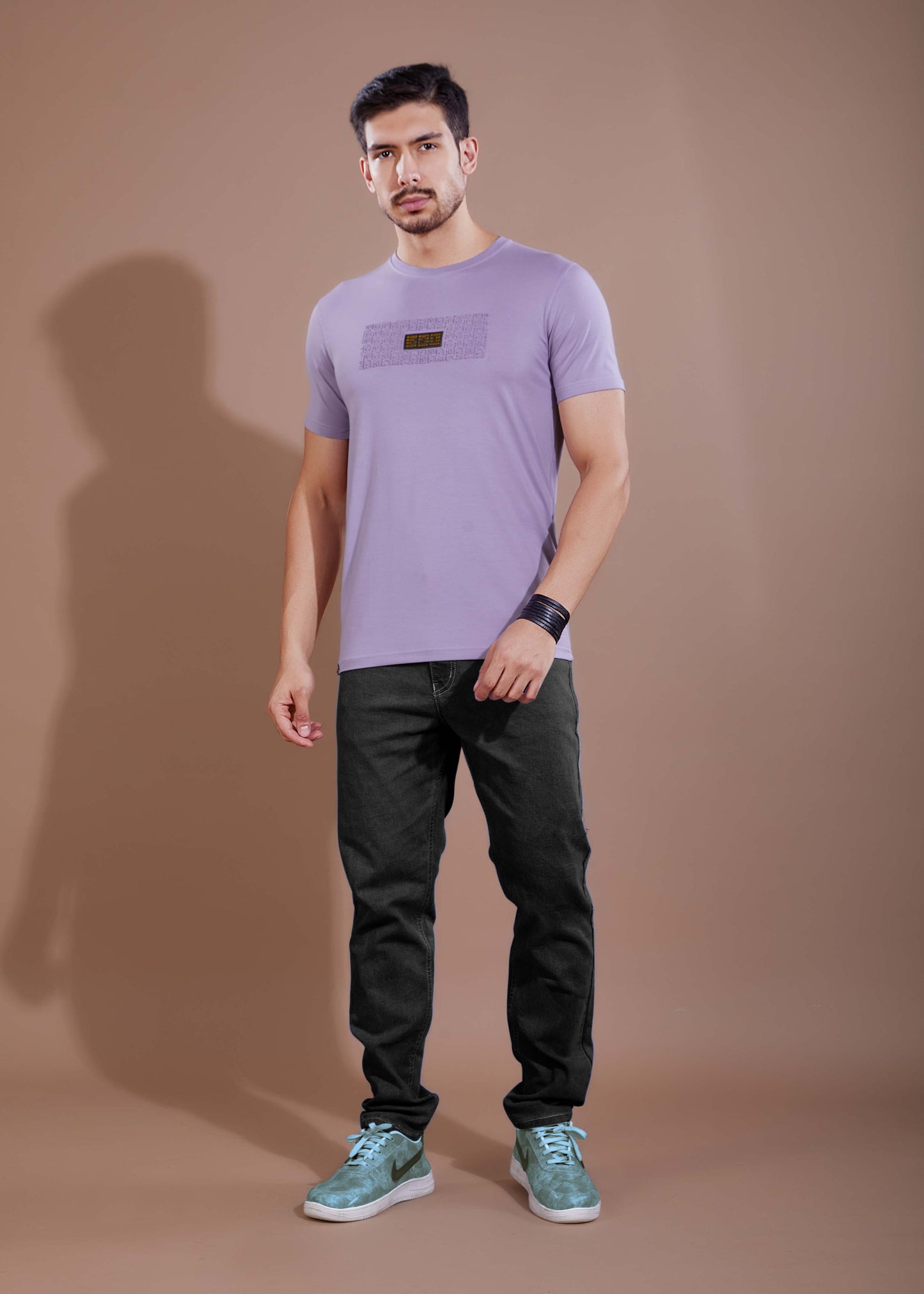 Men's Printed Round Neck T-Shirt