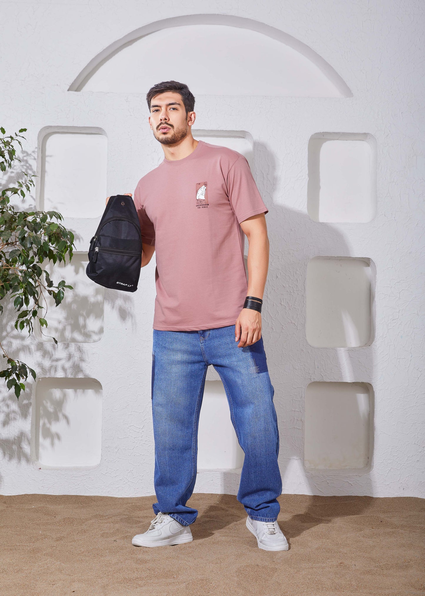 Men's Printed Oversized T-Shirt