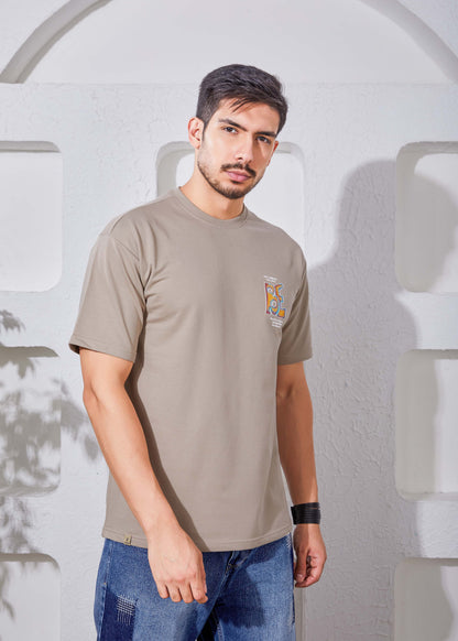 Men's Printed Oversized T-Shirt