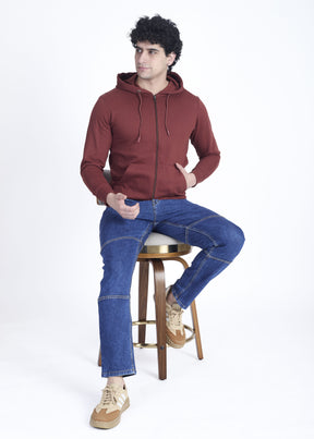 Men's Cotton Rich Zipper Hoodie