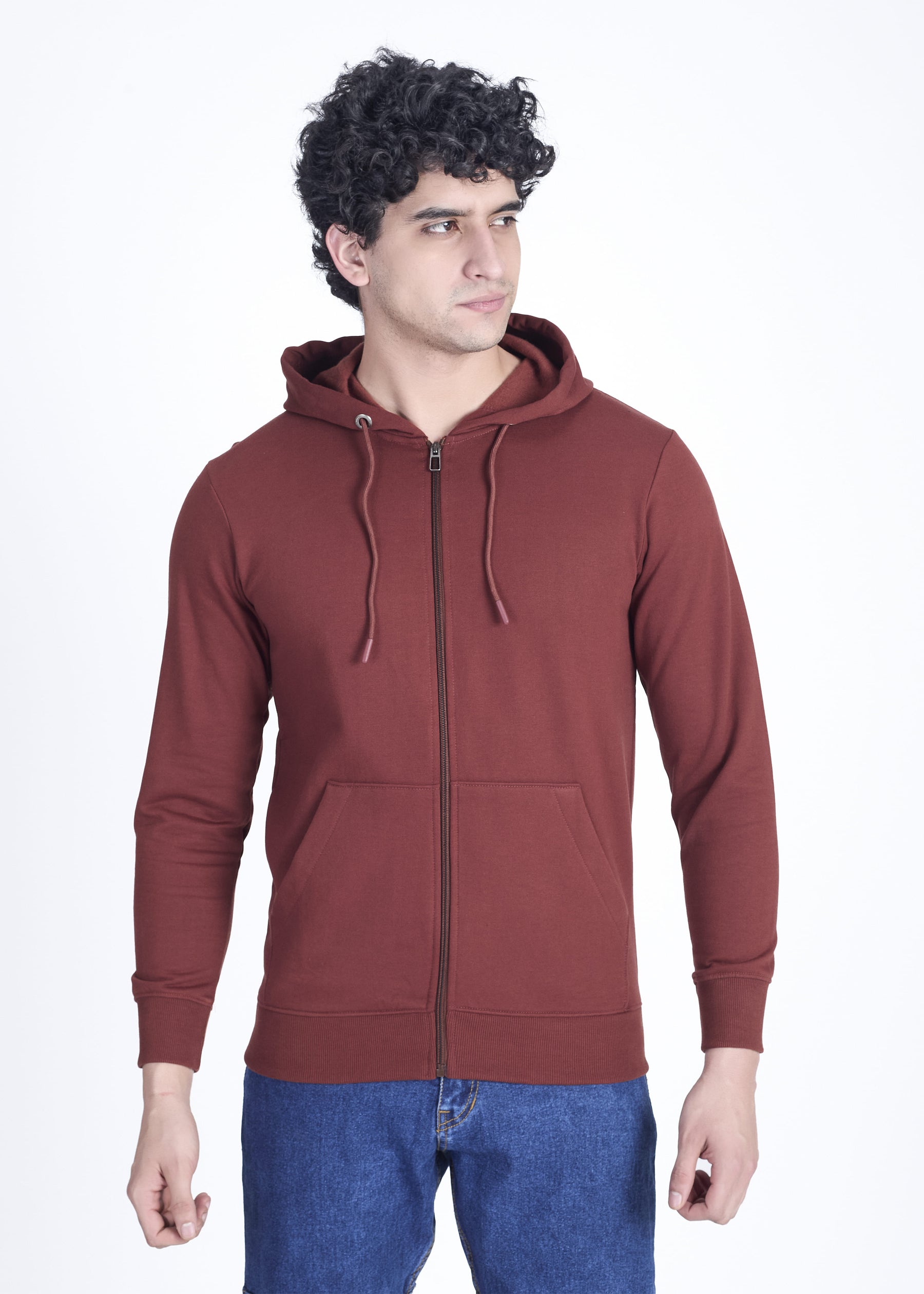 Men's Cotton Rich Zipper Hoodie