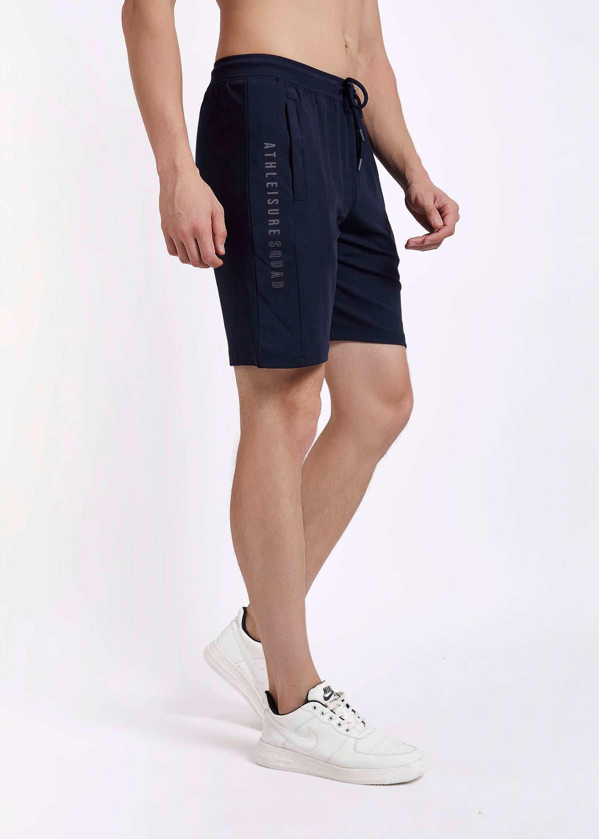 Sports Shorts Typographic Navy