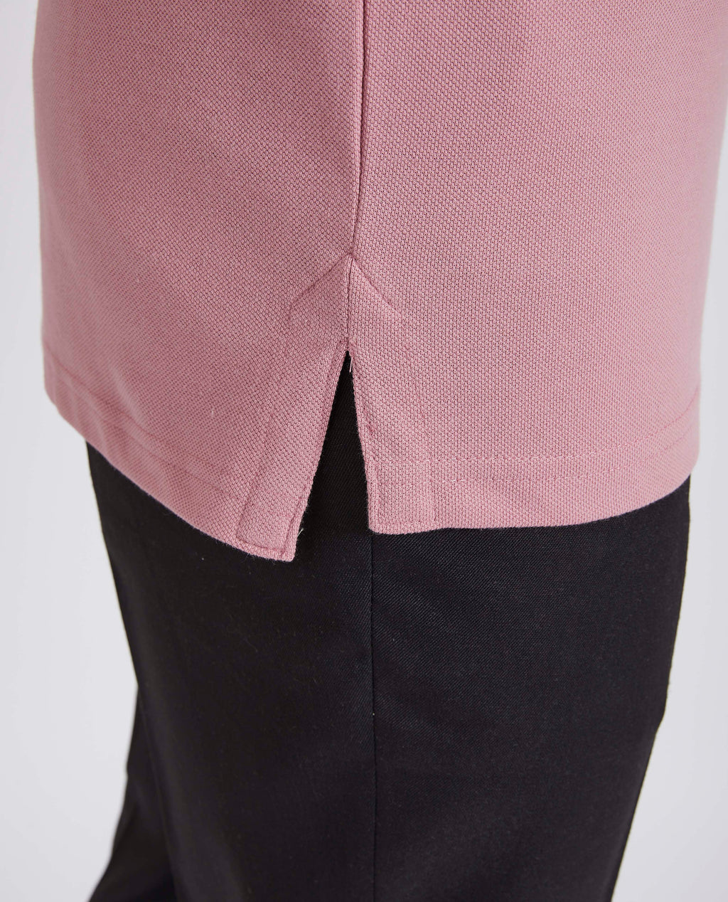 Vintage Pique Polo - Rose Pink