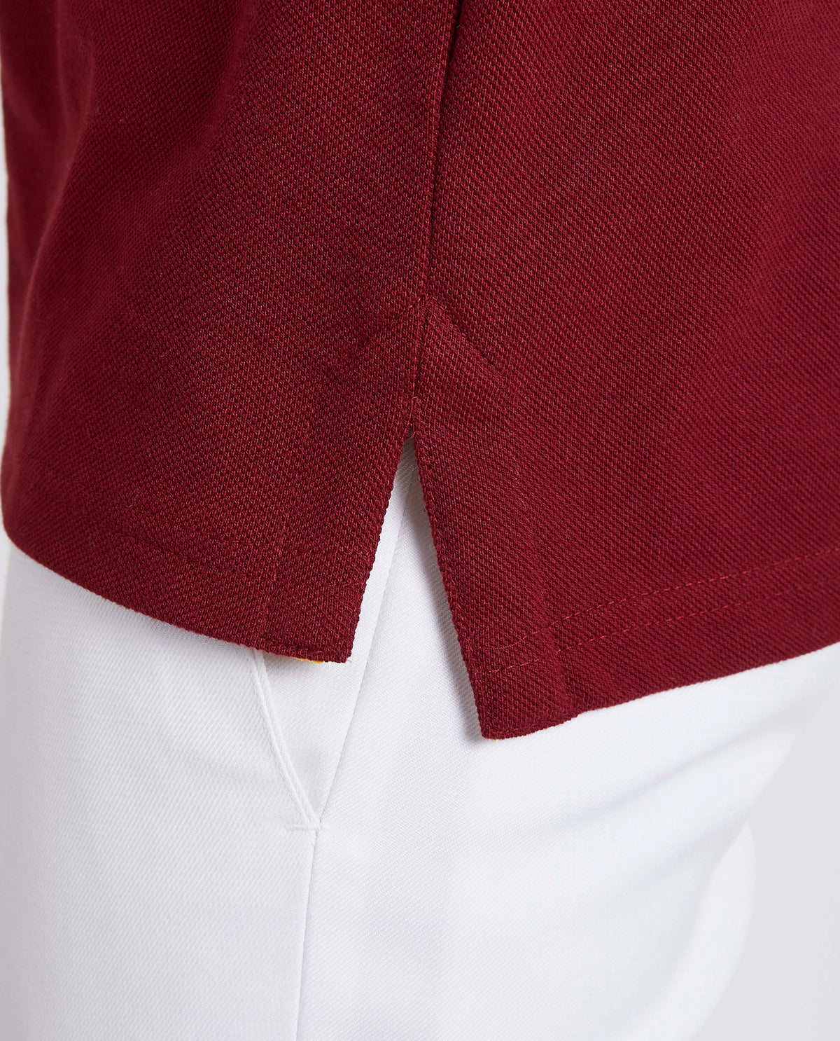 Vintage Pique Polo - Wine