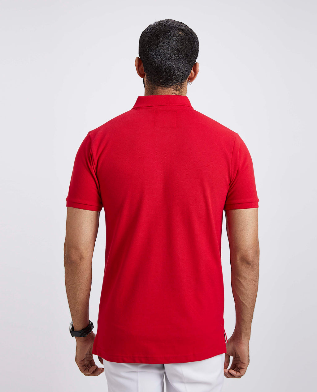 Vintage Pique Polo - Blood Red
