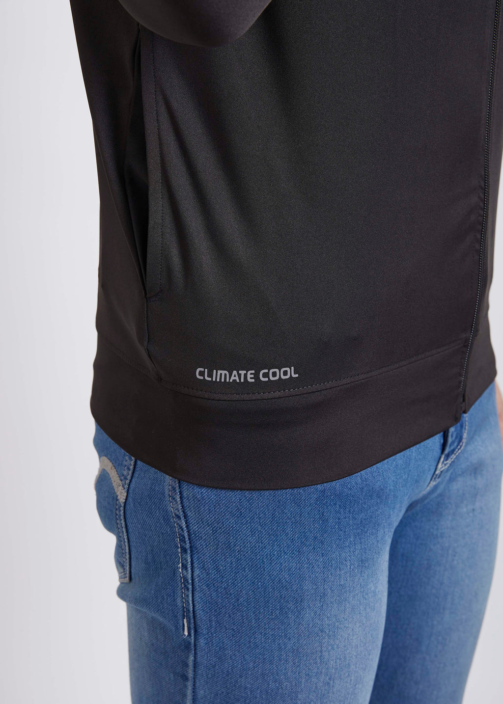 Micro Dri-Fit Color Block Gym/Biker Jacket