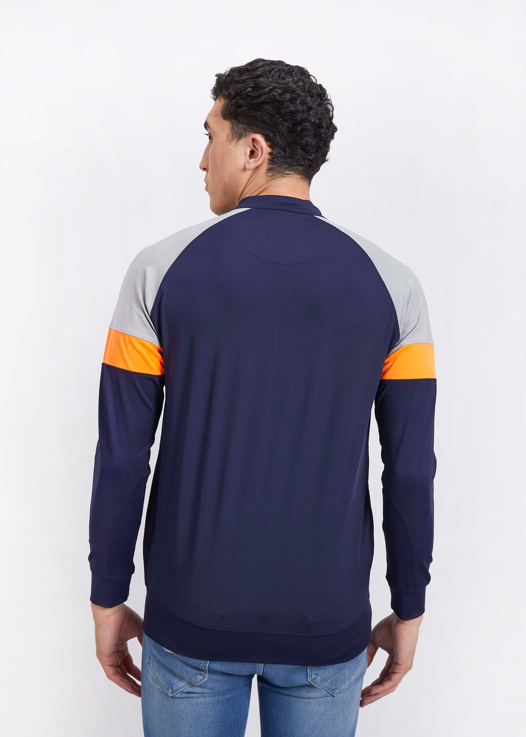 Micro Dri-Fit Solid Gym/Biker Jacket