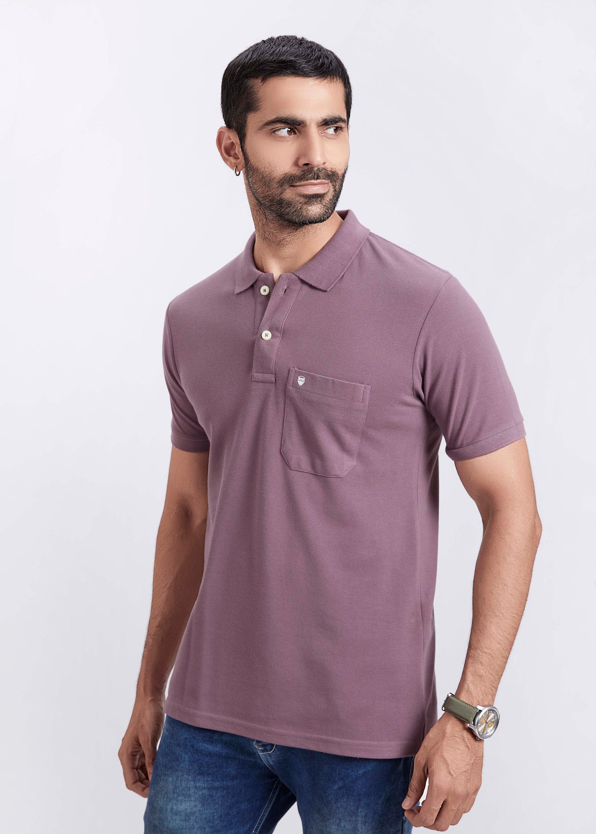 Basic Polo with Pocket - Onion