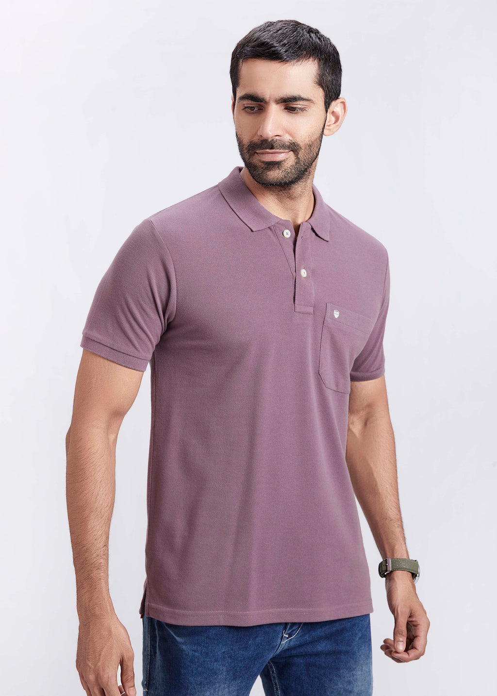 Basic Polo with Pocket - Onion