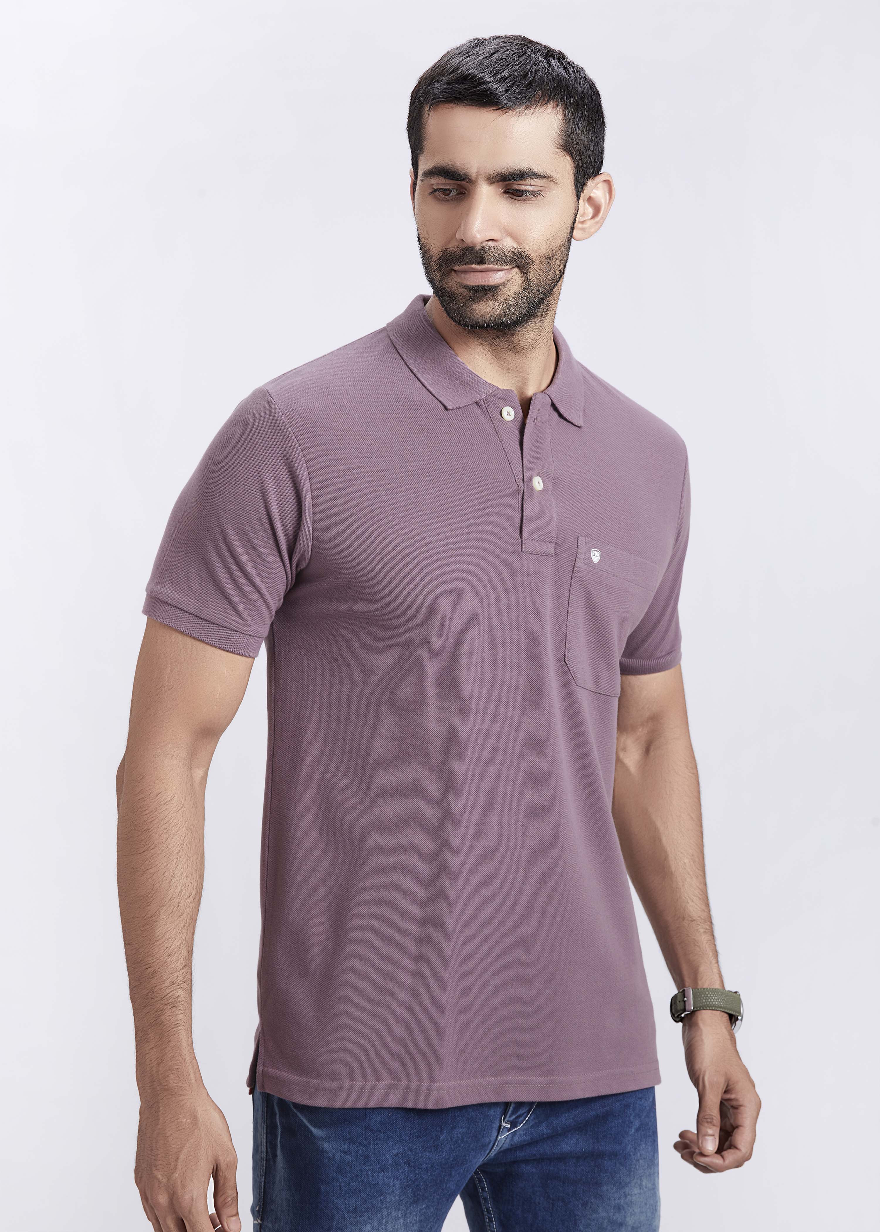 Basic Polo with Pocket - Onion