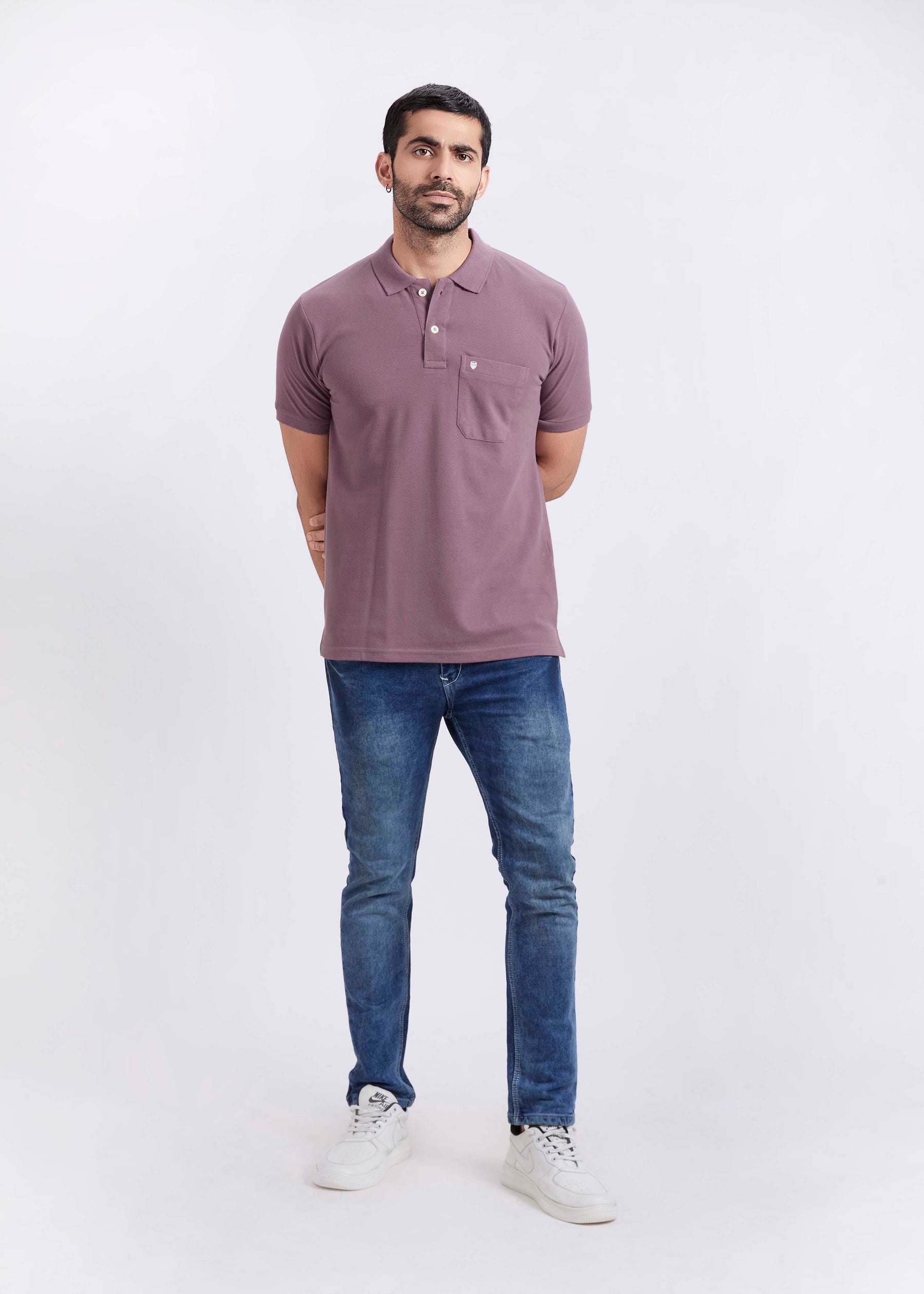 Men's Polo T-Shirt with Pocket - Onion