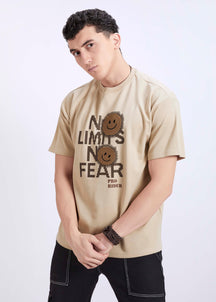 Oversized T-shirt Beige