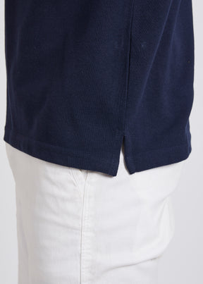 Men's Polo T-Shirt with Pocket - Navy