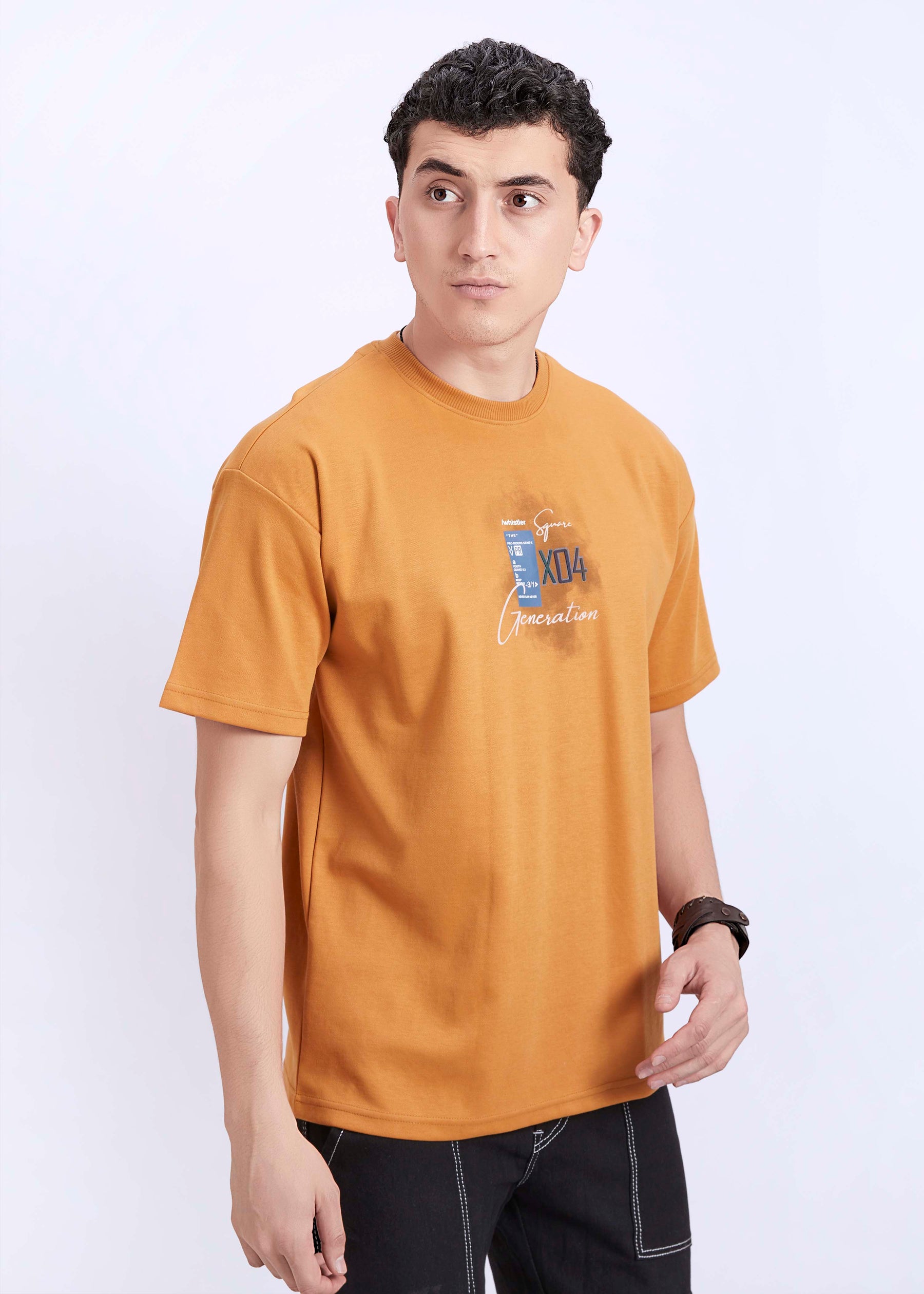 Oversized T-shirt Brown