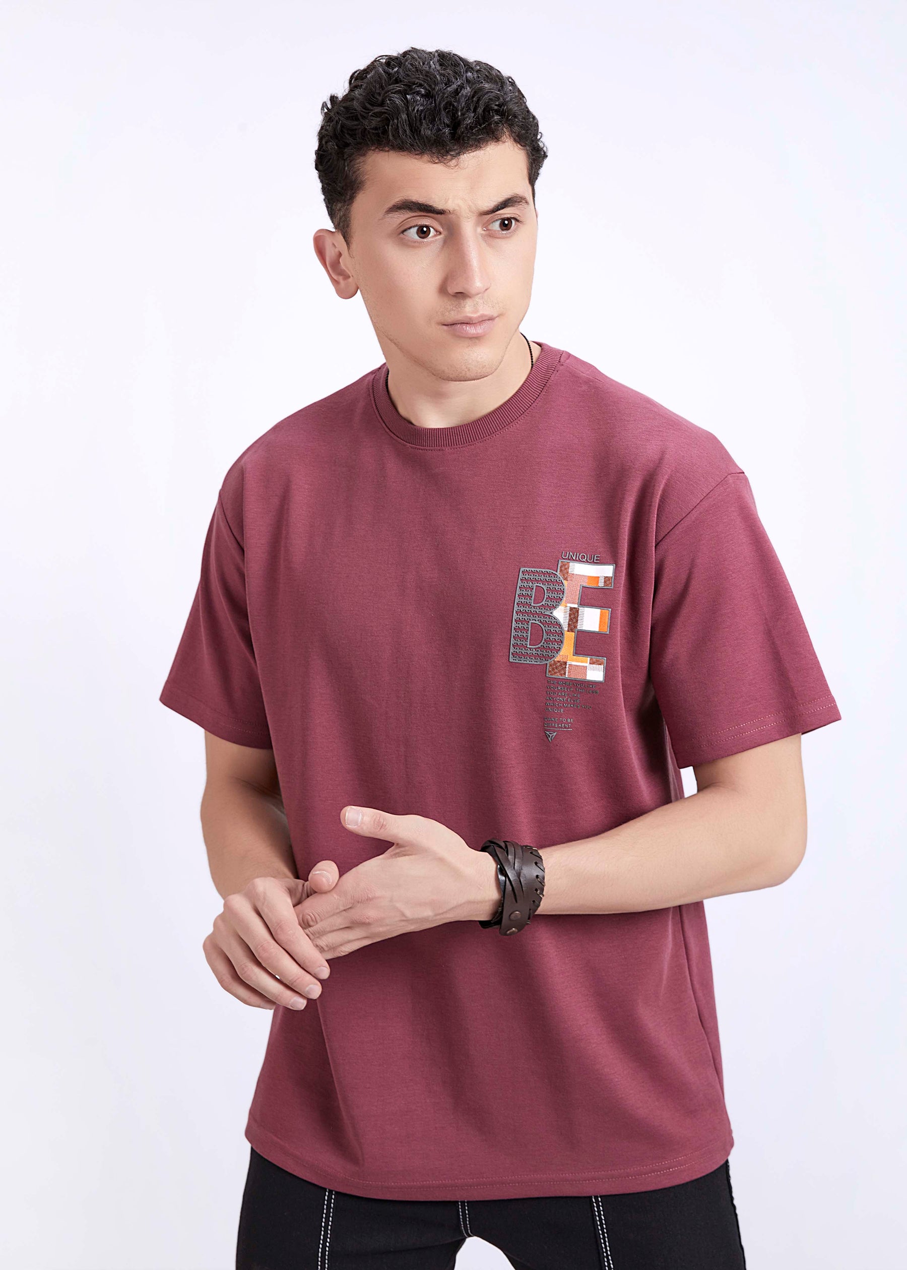 Oversized T-shirt IndianRed