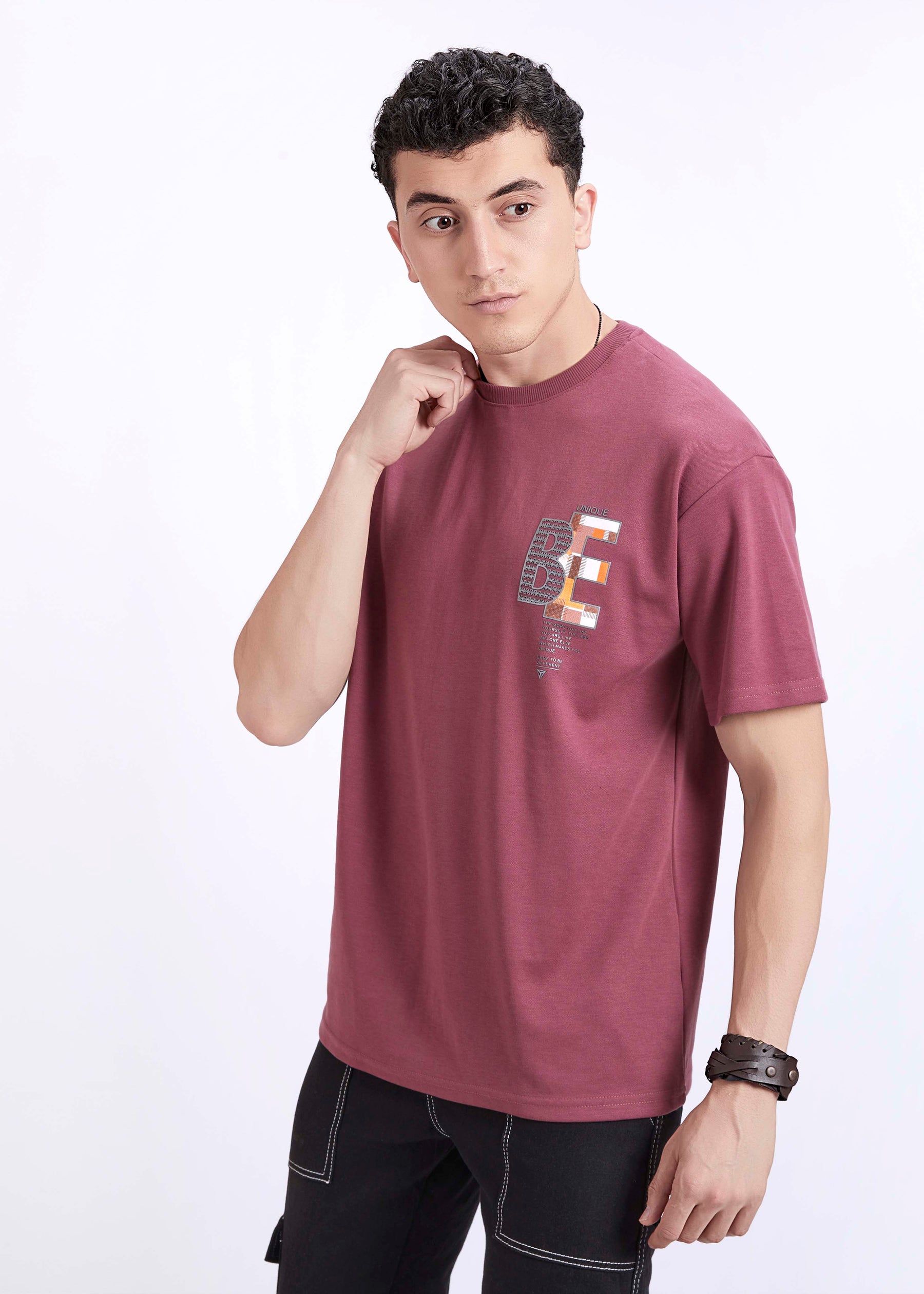 Oversized T-shirt IndianRed