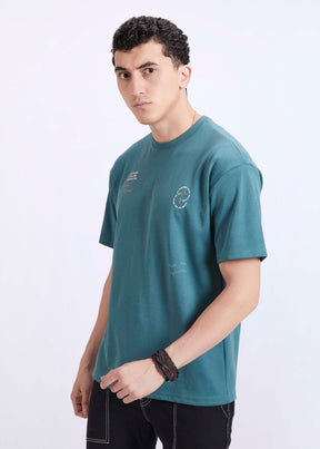 Oversized T-shirt Teal