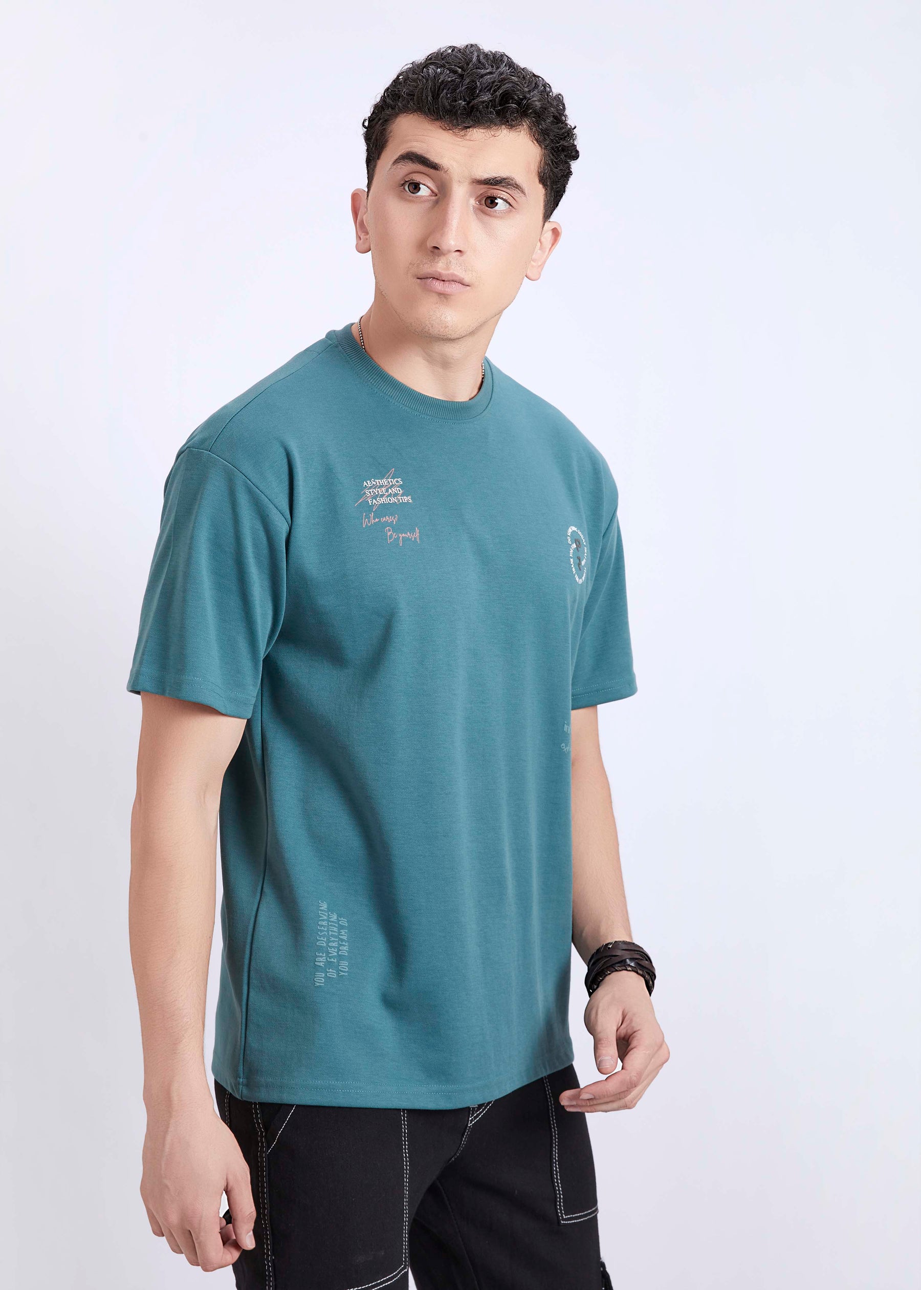 Oversized T-shirt Teal