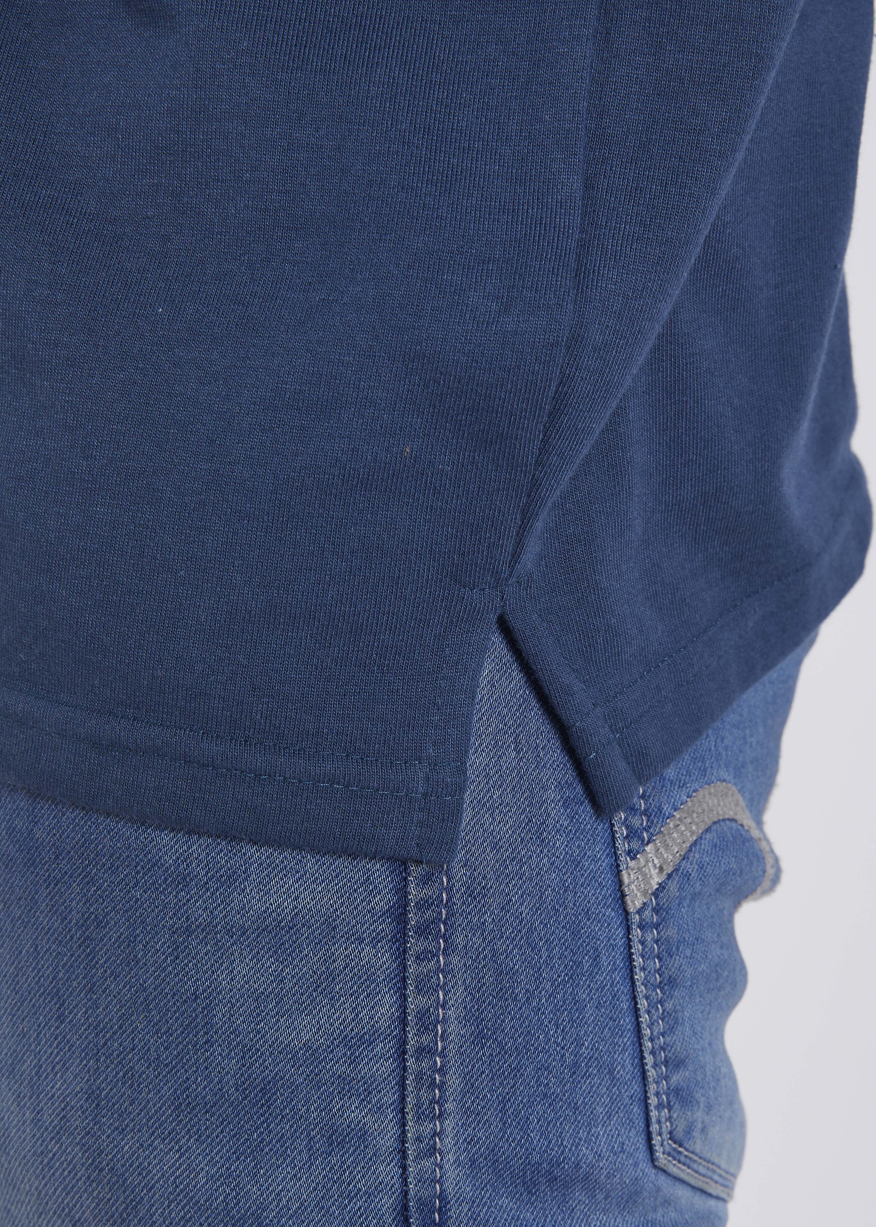Full Sleeves Striped Polo With Pocket