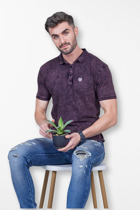 Tie-Dye Polo T-Shirt