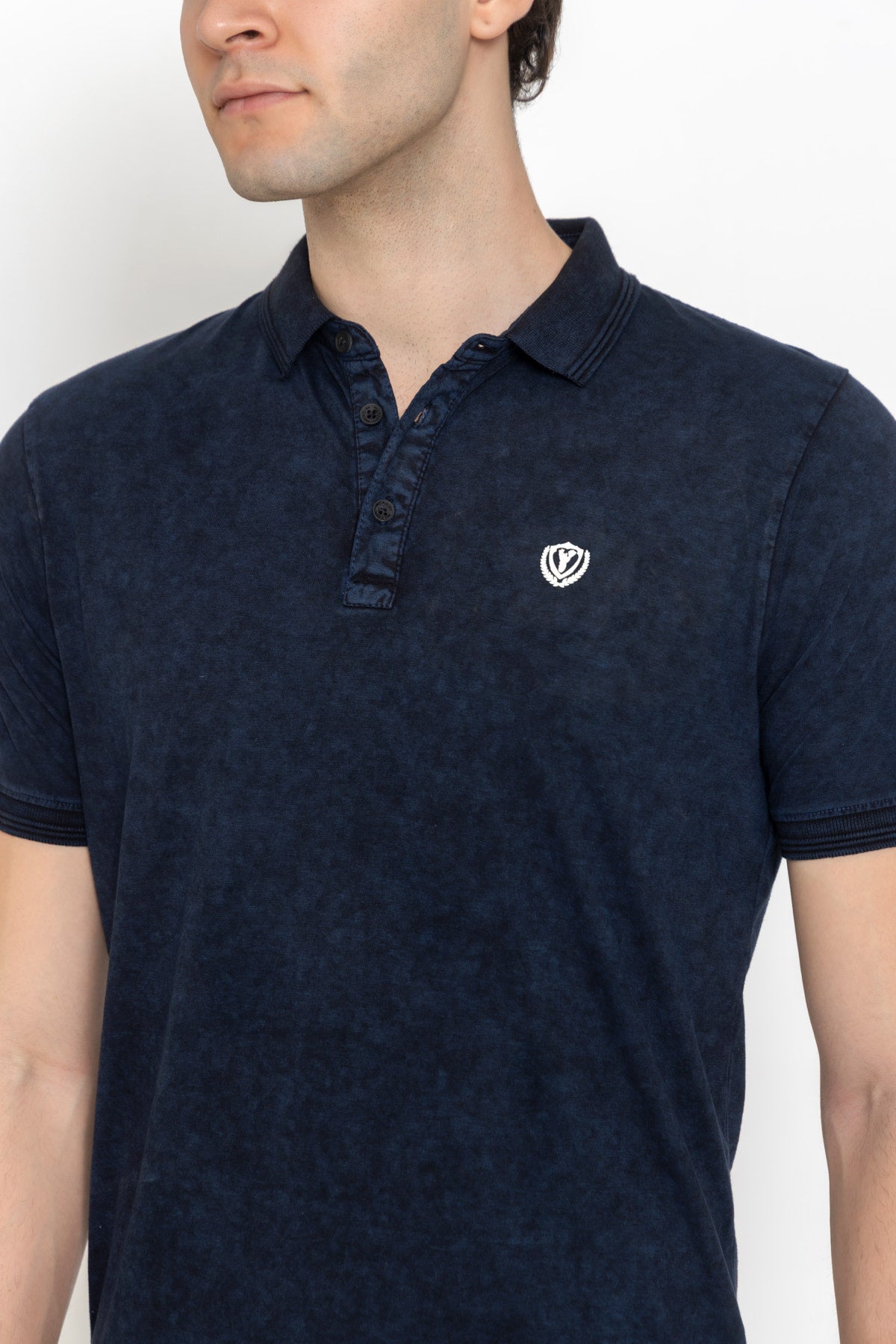 Tie-Dye Polo - Denim